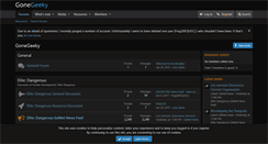 Desktop Screenshot of gonegeeky.com