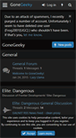 Mobile Screenshot of gonegeeky.com